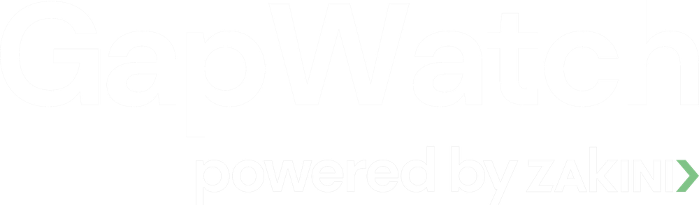 GapWatch — powered by ZAKINI